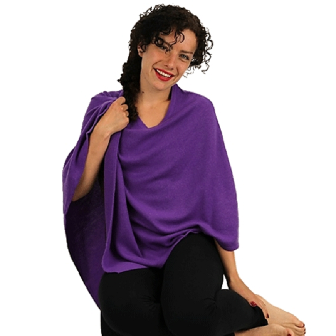Amba yoga wrap shirt - Purple