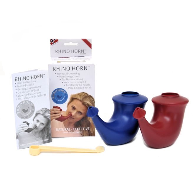 2 Pots Neti AWAOVV 200ml - Rinçage Nasal Yoga - Irrigation Sinusale - Plastique