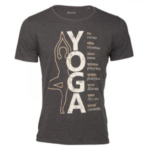 Yoga shirt Bodhi unisex antraciet