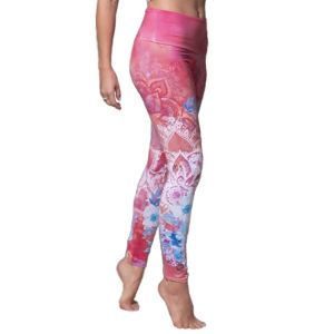 Yoga Legging Bravery roze/kleurrijk