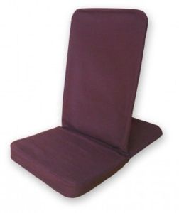 Méditation chaise Back Jack pliante bordeaux