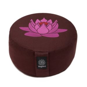 Coussin de Méditation ECO Raja Lotus brun noisette