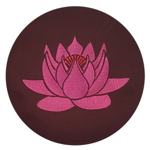 Coussin de Méditation ECO Raja Lotus brun noisette