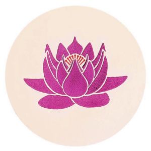 Meditationskissen ECO Raja Lotus Flower perlenweiß