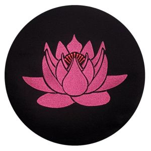 Meditation Cushion ECO Lotus Flower night black