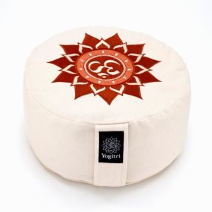 Coussin de Méditation ECO Raja Yogini perle blanche