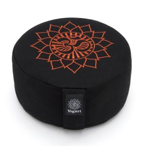 Coussin de Méditation ECO Raja Yogitri nuit noir