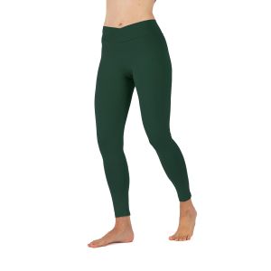 legging biologisch katoen donker groen