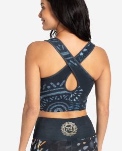 Yoga Bra Magic Blauw met Goud 