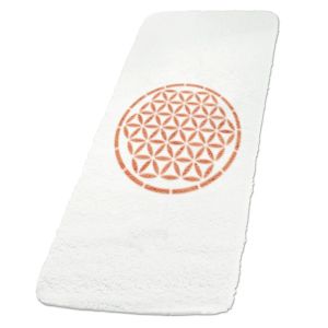 Schapenwol yogamat levensbloem spirit of om