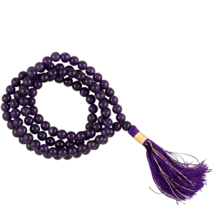 Mala Amethyst AA-Qualität 108 Perlen