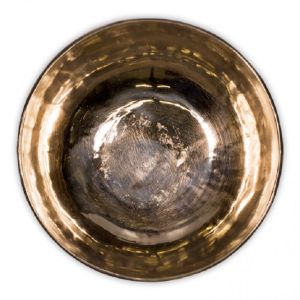 Klangschale Ishana schwarz/gold 375 - 425 g