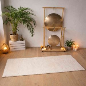 schapenwollen yogamat naturel 60 x 200