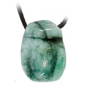 Pendant Tumble Stone Emerald A quality