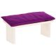 Meditation Bench Cushion Velvet purple