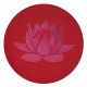 Meditationskissen ECO Raja Lotus Flower rubinrot