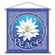 Banner Peace Lotus 37 x 37 cm