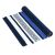Yogarug Gestreept motief blauw-wit