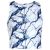 Yoga Top cropped aqua marble blau/weiß