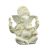 Ganesha beeldje ivoor-wit 12 cm