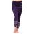 Pantalon de Yoga Lotus Capri Jupe violet