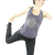 Yoga top Flower of Life donker grijs L