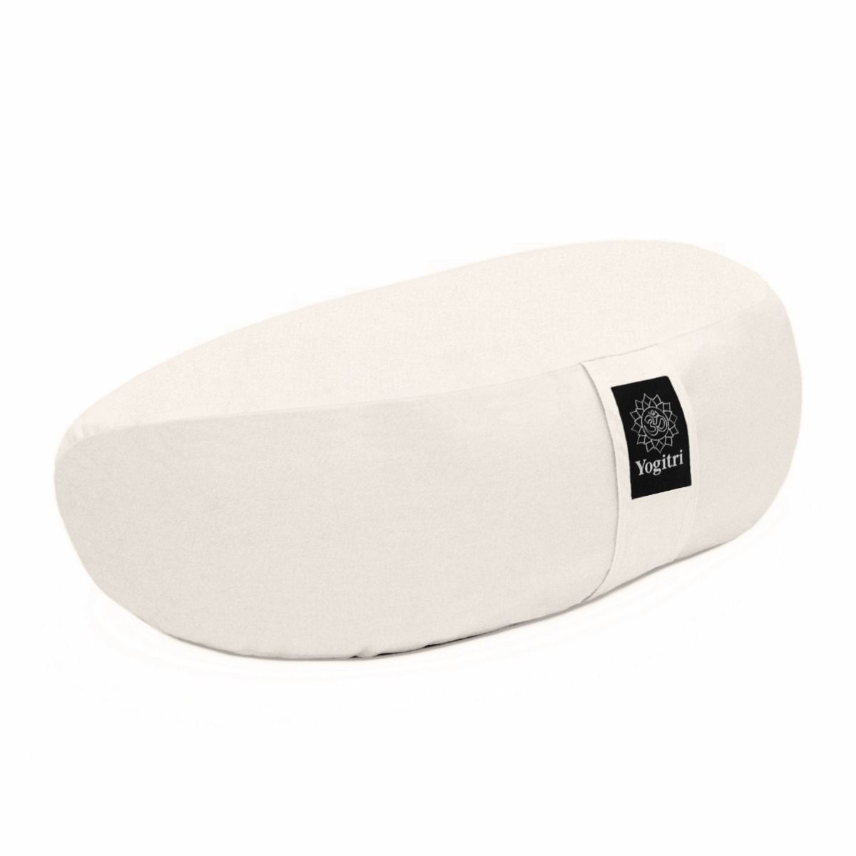 Meditatiekussen Rond Katoen Geel 33 x 17 cm