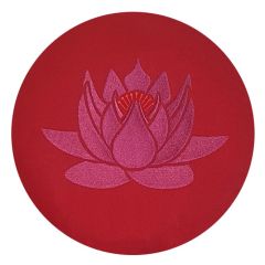 Meditatie kussen Raja Lotus Flower ECO robijnrood