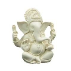 Ganesha Beeldje ivoor-wit
