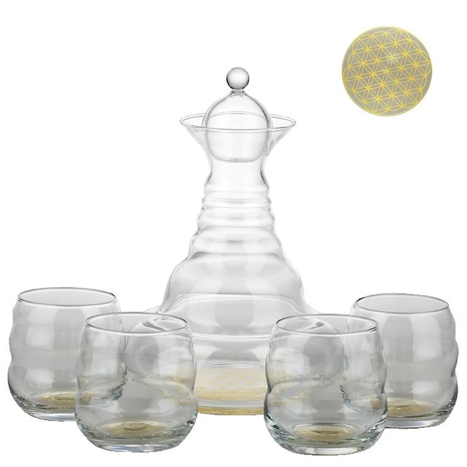Vital water decanter with Flower of Life