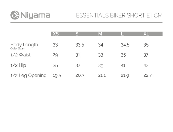 Matentabel Niyama biker shortie